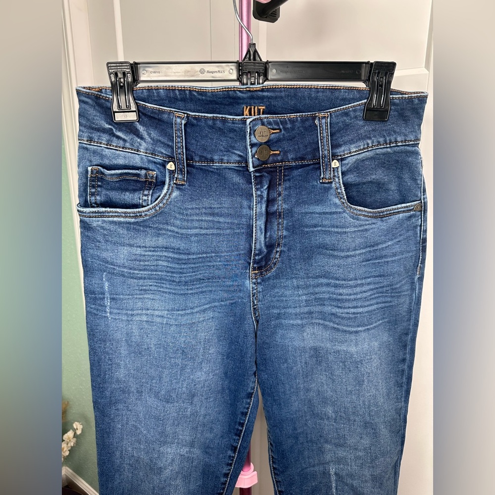 Kut from the Kloth “high-rise crop straight leg” women’s jeans size 8 spring